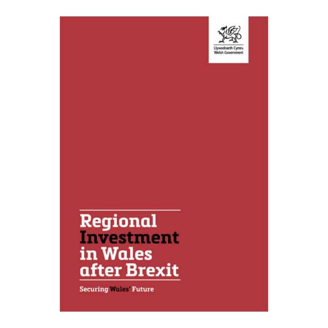 Regional investment in Wales after brexit